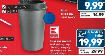 Kosz na śmieci 25 l K-classic promocja