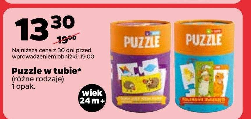 Puzzle w tubie promocja