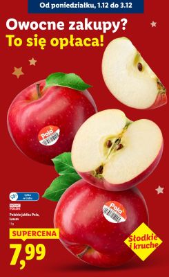 Jabłka Pola, luzem promocja w Lidl