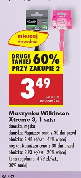 Maszynka do golenia Wilkinson promocja w Biedronka