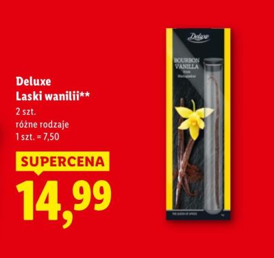 Laski wanilii Deluxe promocja w Lidl