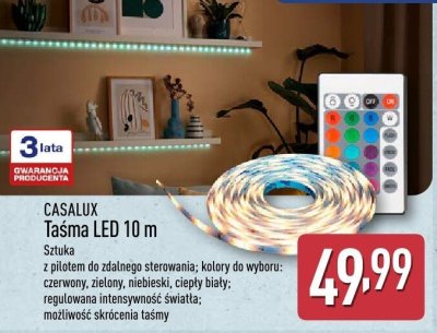 Taśma LED 10 m, różne rodzaje promocja w Aldi