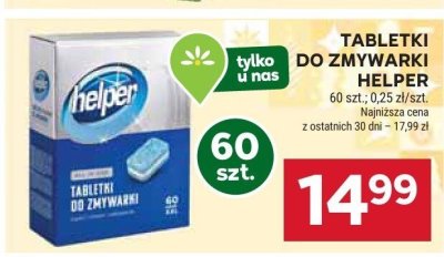 Tabletki do zmywarki helper promocja w Stokrotka