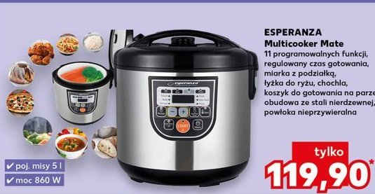 Multicooker mate 860w Esperanza promocja