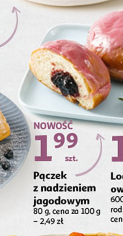 P膮czek z nadzieniem jagodowym promocja