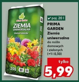 Ziemia uniwersalna 20 l Prima garden promocja w Kaufland