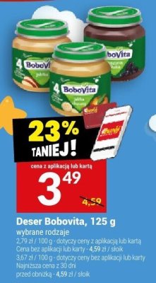 Deser Bobovita, 125 g promocja w Twój Market