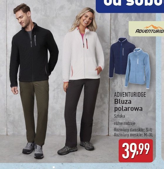 Bluza polarowa m-xl ADVENTURIDGE promocja