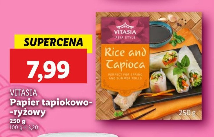 Makaron chow mein Vitasia asia promocja w Lidl