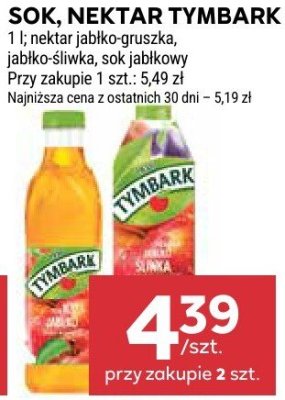 Nektar jabłko-gruszka promocja w Stokrotka