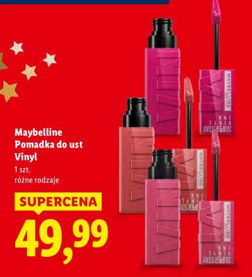 Pomadka do ust Vinyl Maybelline promocja w Lidl