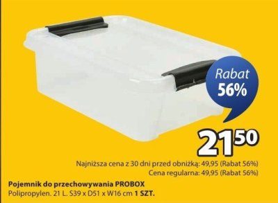 Pojemnik do przechowywania PROBOX promocja w Jysk
