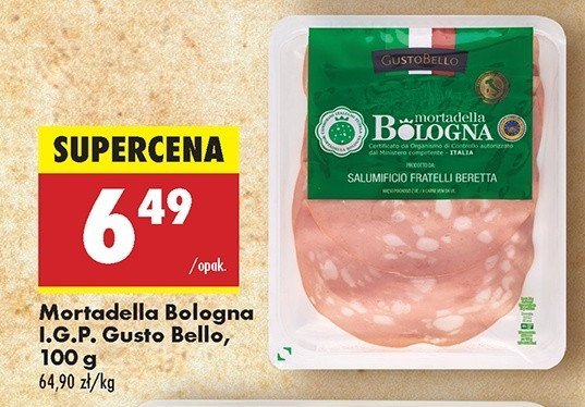 Mortadella bologna icp Gustobello promocja