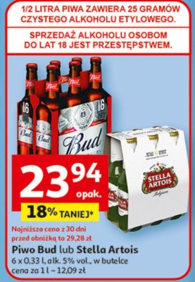 Piwo promocja w Auchan