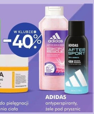 Antyperspiranty, żele pod prysznic ADIDAS AFTER SPORT promocja w Super-Pharm