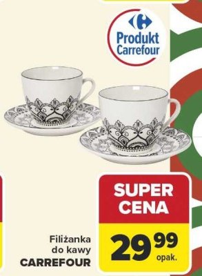 Filiżanka do kawy CARREFOUR promocja w Carrefour