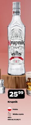 Wódka Krupnik 1816 promocja w Netto