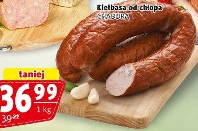 Kiełbasa od chłopa Chabura promocja w Prim Market