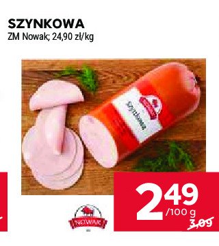 Szynkowa Nowak promocja