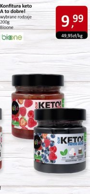 Konfitura keto A to dobre! wybrane rodzaje 200g promocja w Market Point
