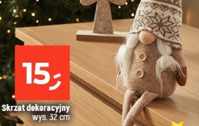Skrzat dekoracyjny wys. 32 cm promocja w Dealz