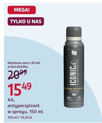 Antyperspirant w sprayu, 150 ml promocja w Rossmann