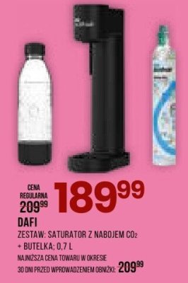 Zestaw saturator z nabojem CO2 Bottega 1 szt. promocja w Drogerie Natura