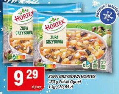 Zupa grzybowa Hortex promocja w Chorten