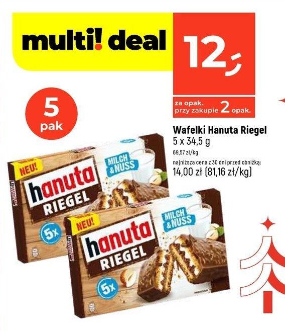 Batoniki HANUTA RIEGEL promocja