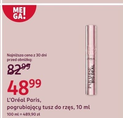 Pogrubiający tusz do rzęs promocja w Rossmann