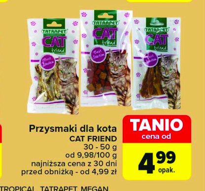 Ryby suszone TATRAPET CAT FRIEND promocja