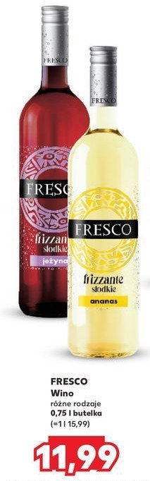 Wino Fresco frizzante jeżyna promocja w Kaufland