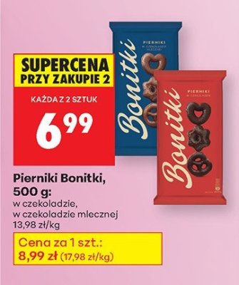 Pierniki w czekoladzie deserowej Magnetic promocja w Biedronka