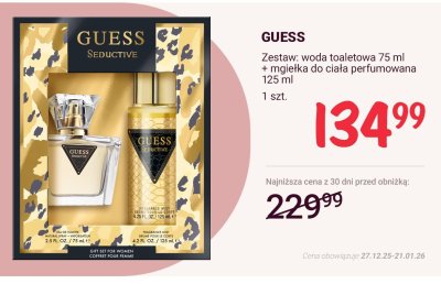 Zestaw Seductive: woda toaletowa 75 ml + mgiełka do ciała perfumowana 125 ml promocja w Rossmann