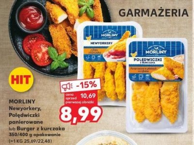 Burger panierowany z kurczaka Morliny promocja