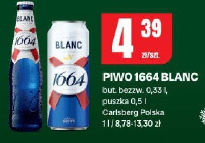 Piwo 1664 Blanc promocja w Chorten