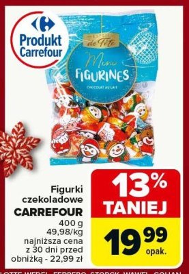 Figurki czekoladowe CARREFOUR promocja w Carrefour