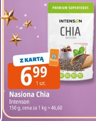 Nasiona Chia Intenson promocja w Leclerc