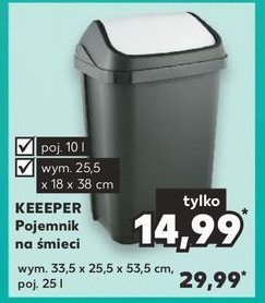 Kosz na 艣mieci swantje 25 l Keeeper promocja