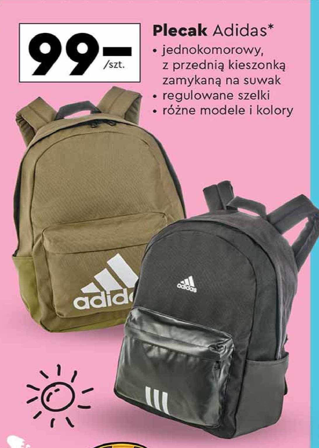 Plecak 1-komorowy Adidas promocja