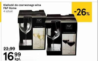 Kieliszki do białego wina F&f home promocja