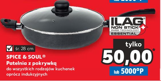 Patelnia z pokrywk膮 28 cm K-classic spice & soul promocja