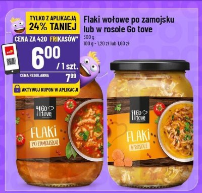Flaki wołowe po zamojsku Pamapol promocja w POLOmarket