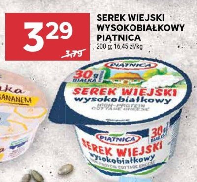Serek wiejski wysokobiałkowy Piątnica promocja w Stokrotka