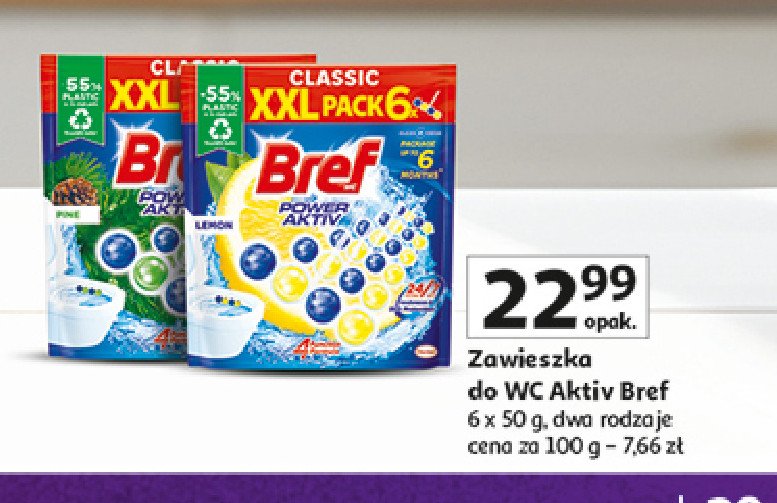 Kostka do wc 4 function pine Bref power aktiv promocja