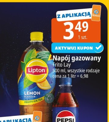 Napój Lipton Ice Tea/Zero Hortex promocja w Leclerc