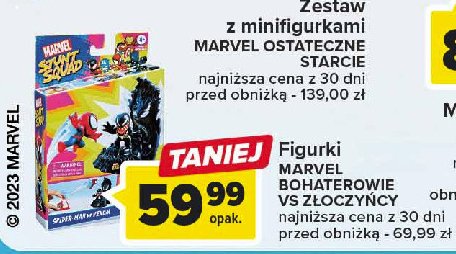Figurki marvel bohaterowie vs z艂oczy艅cy promocja