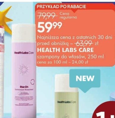 Health Labs Care szampon do włosów promocja w Super-Pharm
