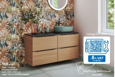 Płytki Gres Tropical 59.7x119.7 cm promocja w Castorama