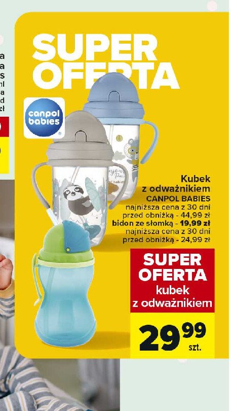 Kubek z rurką i odważnikiem Canpol babies promocja